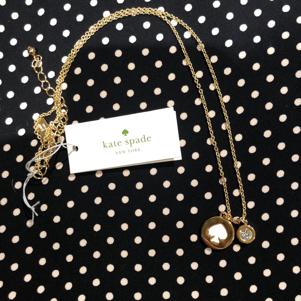 Spot the spade necklace